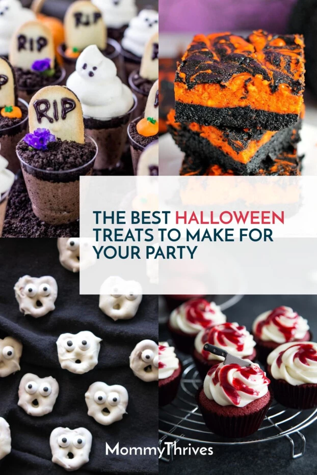 Fun Halloween Snacks For The Family - Halloween Themed Food and Recipes - Spooky Halloween Treats and Appetizers