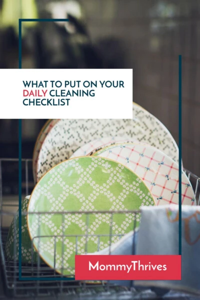 Daily Cleaning For Those Who Don't Like To Clean - Daily Cleaning Tips and Checklist - What Should Be On A Daily Cleaning Checklist