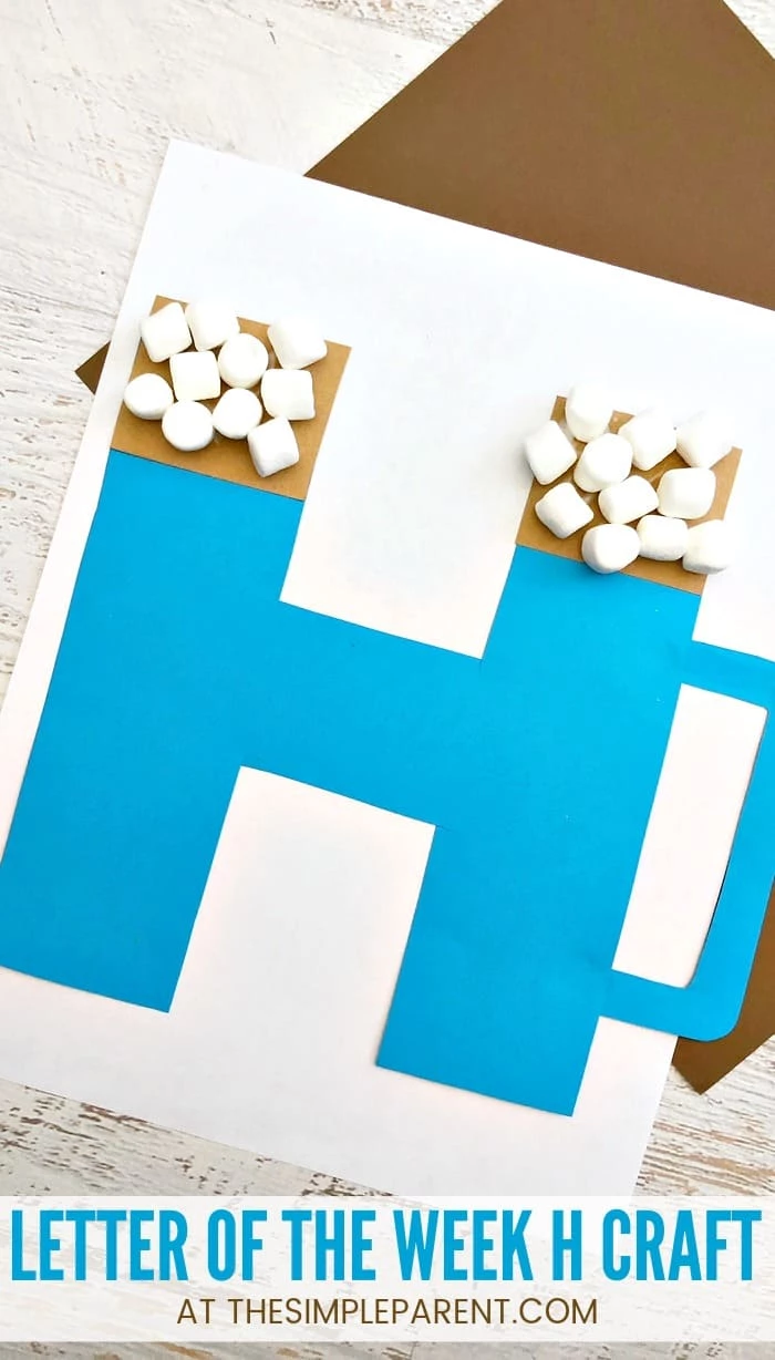 Preschool Winter Crafts - H Is For Hot Chocolate