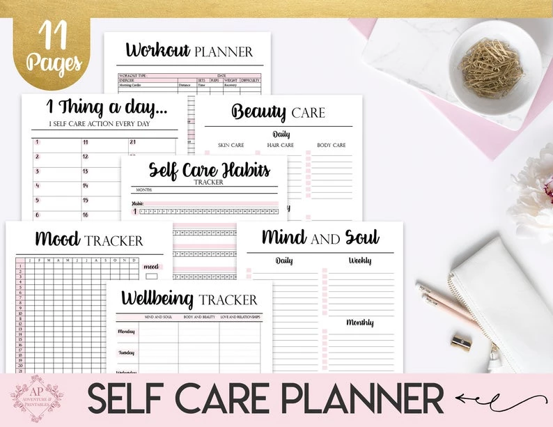 Simple Self Care Planner
