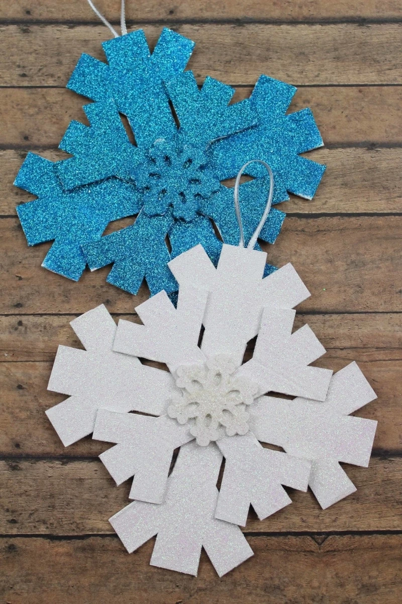 Winter Crafts For Kindergarten - Winter Craft Snowflake Decoration