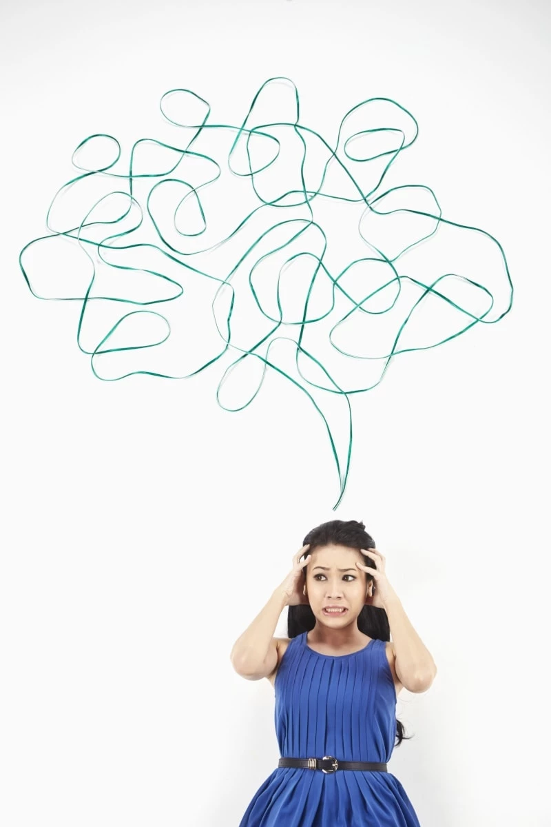 Woman feeling frustrated