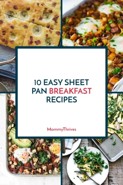 Eggs and Pancakes on Sheet Pans - Breakfast Recipes To Make On A Sheet Pan - Sheet Pan Breakfast Recipes