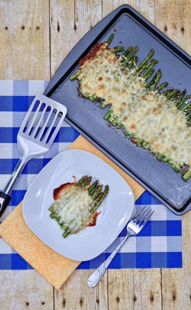 Cheesy Sheet Pan Asparagus