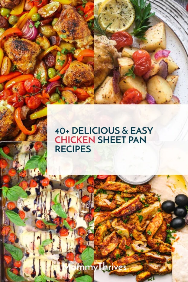 Chicken Sheet Pan Recipes - Chicken Recipes For Dinner - Quick and Easy Dinner Recipes