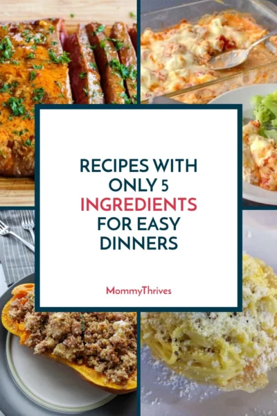 Budget Friendly Dinner Recipes - Easy Dinner Recipes with 5 Ingredients or Less - Quick Dinner Recipes