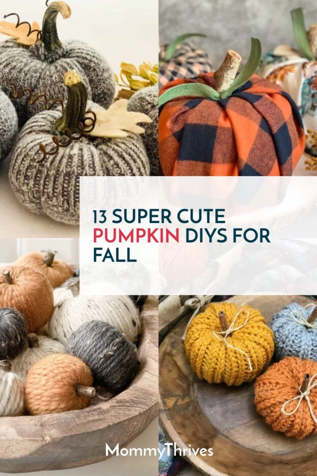 Cute Pumpkin DIYs For Fall - Rustic Fall Decor and DIY Crafts - Simple Fall Decor and DIY