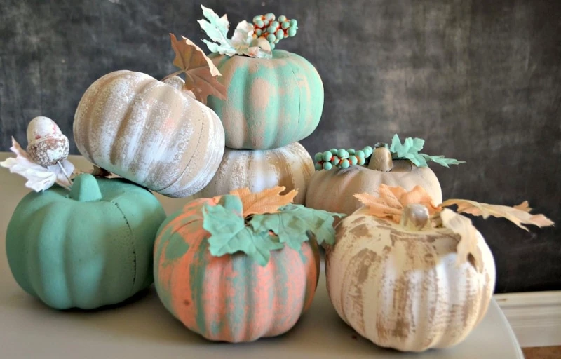 Frugal Fall Decor With Dollar Store Pumpkins