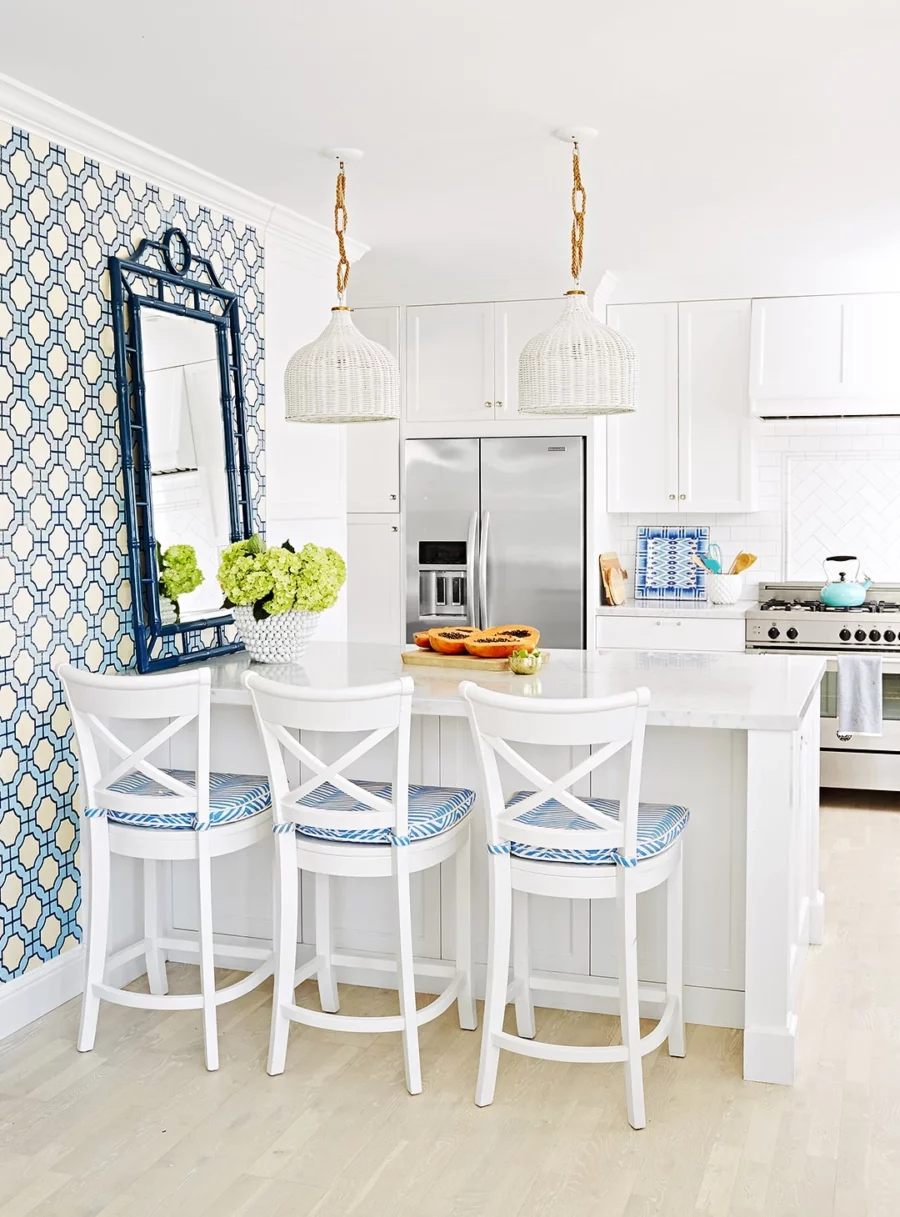 Colorful Beach Cottage Kitchen