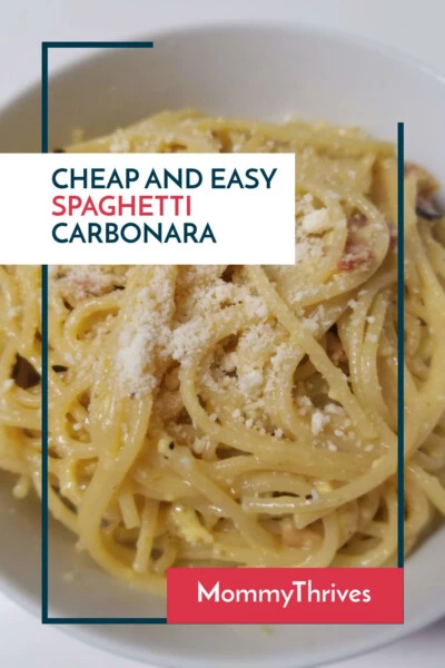 Easy Pasta Recipe For Dinner - Quick and Easy Pasta Recipe - Spaghetti Carbonara Recipe