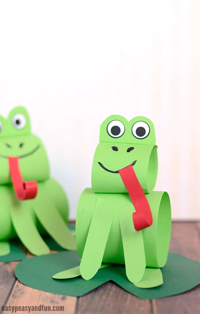 Construction Paper Frog Craft