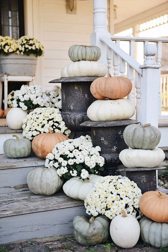 A Neutral Fall Front Porch