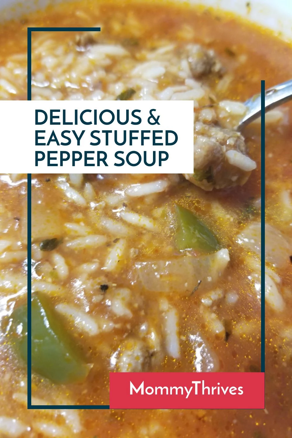 Delicious and Easy Stuffed Pepper Soup - Stuffed Pepper Soup In Dutch Oven - Simple Soup Recipe For Dinner