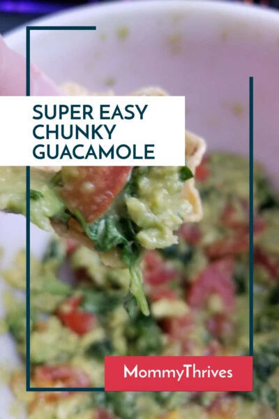 Easy Appetizer Guacamole - Side Dish Guacamole - Easy Chunky Guacamole Recipe