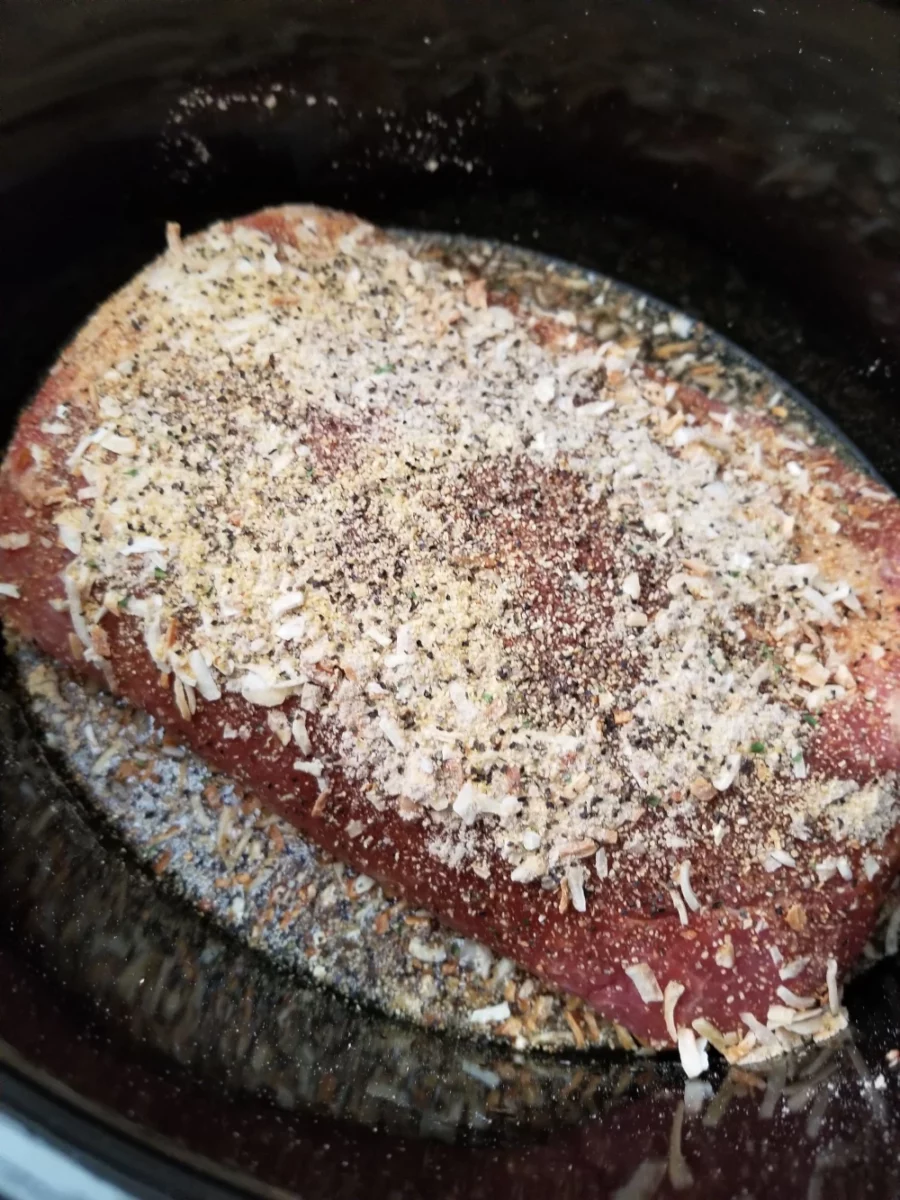 Easy Crock Pot Onion Pork Roast