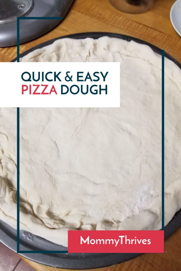 Easy Pizza Dough In A Rush - Fast Pizza Dough - Quick Pizza Dough
