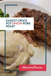 Easy Slow Cooker Recipe - Easy Crock Pot Pork Roast - Slow Cooker Onion Pork Roast