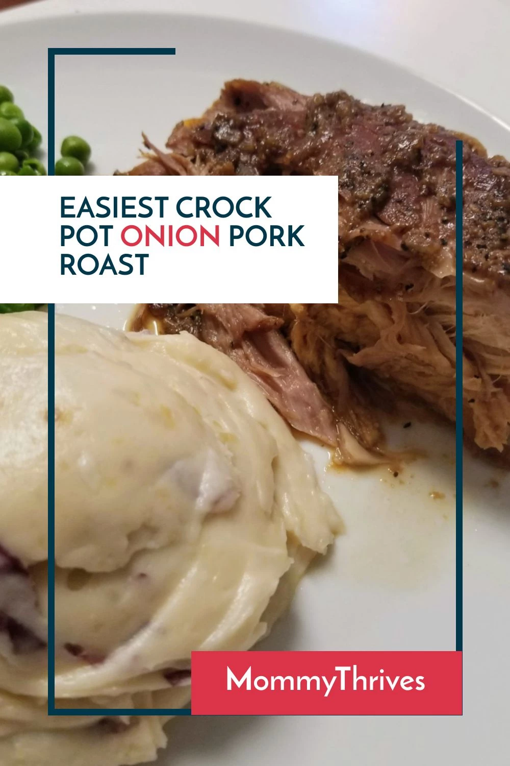 Easy Slow Cooker Recipe - Easy Crock Pot Pork Roast - Slow Cooker Onion Pork Roast
