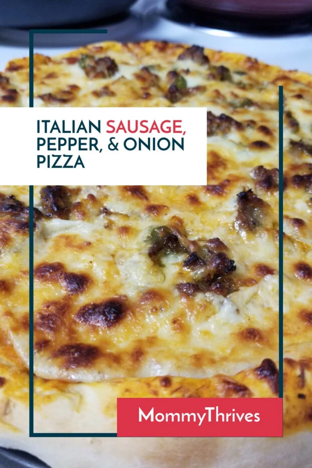 Homemade Pizza Recipe - Sausage, Pepper, and Onion Pizza - Easy Pizza Recipe