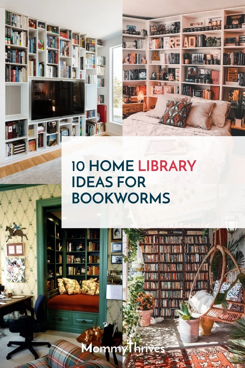 10 Home Library Ideas For Bookworms - Small Home Library Ideas - Functional Home Library Ideas