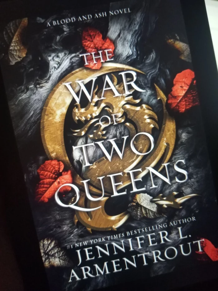 A War of Two Queens Book Cover on Tablet