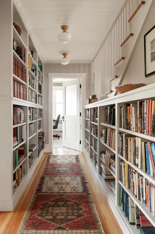Hallway Bookshelves