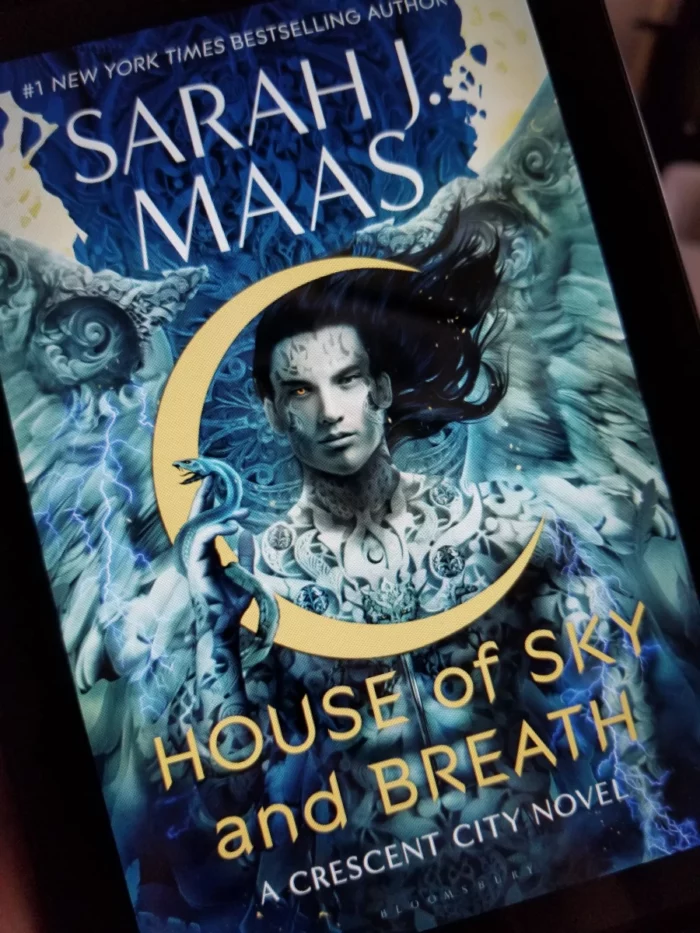 House of Sky and Breath Cover on Tablet