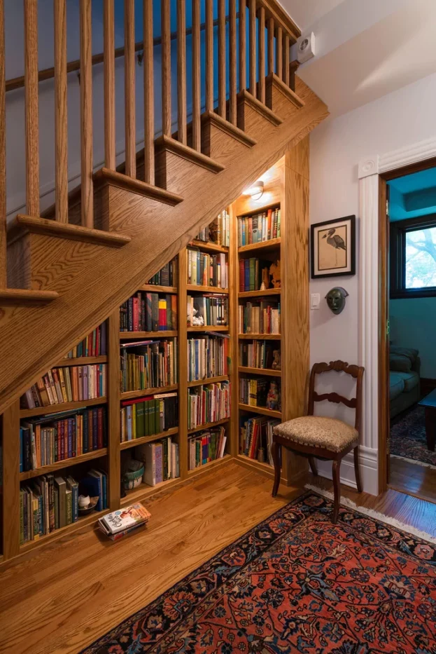 Under the Stairs Bookshelf