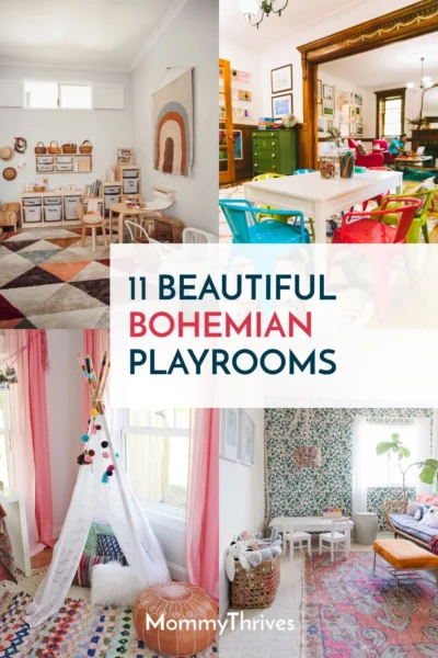 11 Beautiful Bohemian Playroom Ideas - Bohemian Playrooms for Kids - Combined Space Bohemian Playroom Ideas