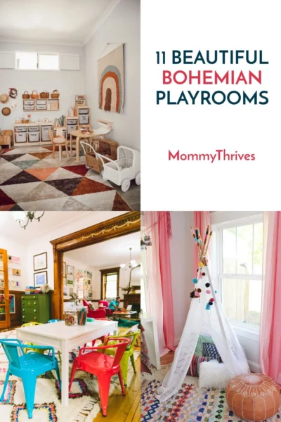 Combined Space Bohemian Playroom Ideas - 11 Beautiful Bohemian Playroom Ideas - Bohemian Playrooms for Kids
