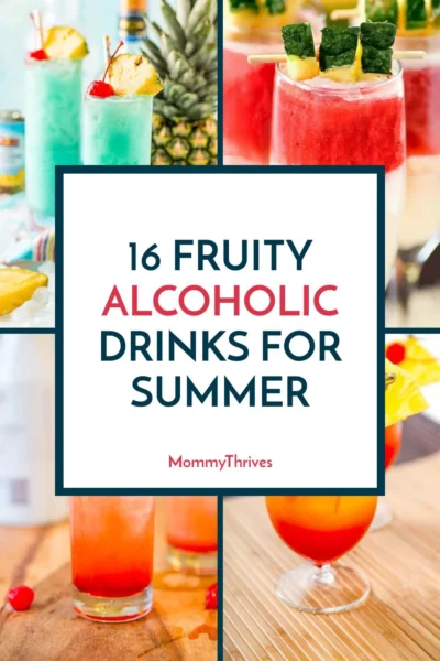 Iced Alcoholic Drinks For Summer - Fruity Alchoholic Drinks - Summer Party Drinks For A Crowd
