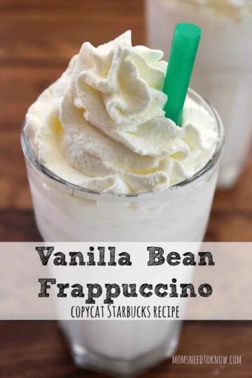 Vanilla Bean Frappuccino