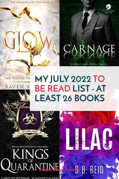 Books To Be Read List - What's On My TBR - What I Plan On Reading and Book Reviews in July