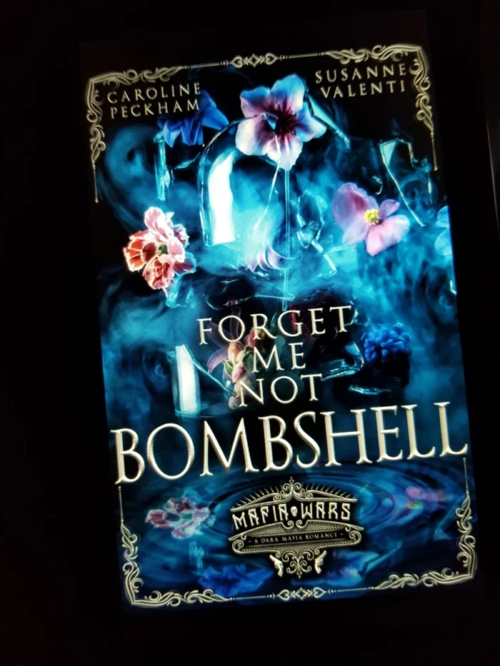 Forget Me Not Bombshell Book Cover on Tablet