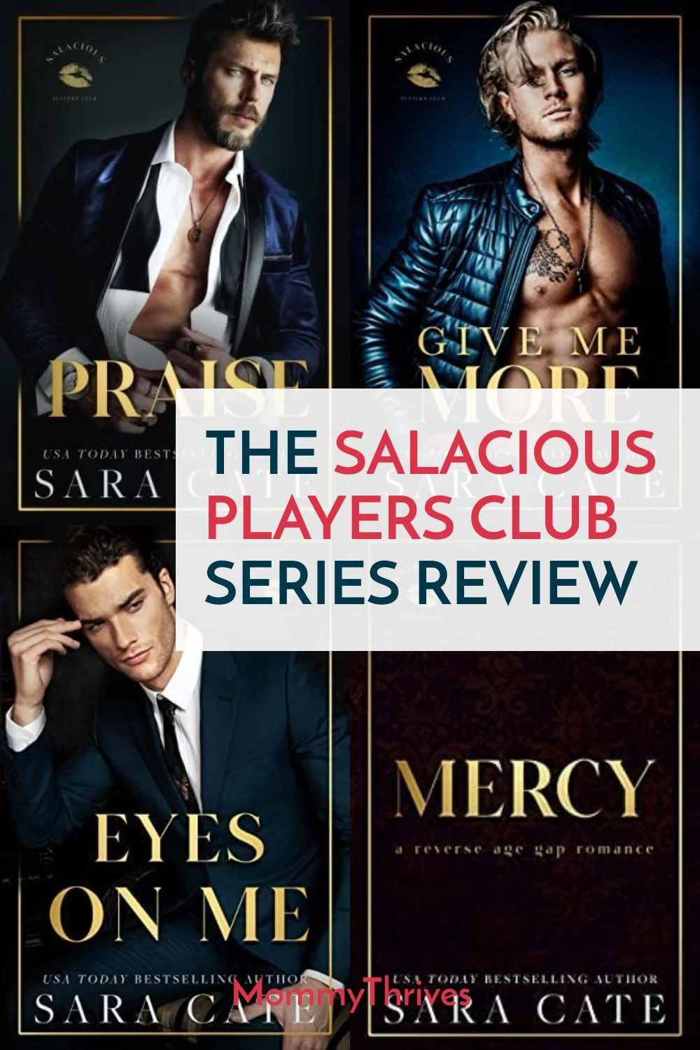 Salacious Players Club Series by Sara Cate Review - Praise, Eyes on Me, Give Me More Book Reviews - Spicy Book Reviews