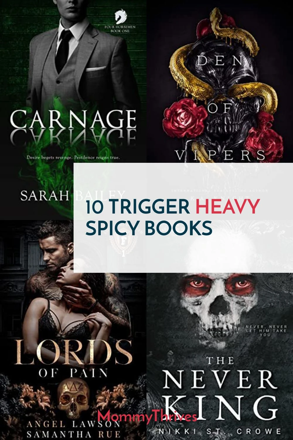 10 Trigger Heavy Spicy Books - Spicy Books With Lots of Triggers - Dark Romance Book Recommendations