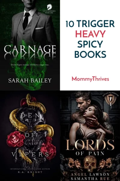 Dark Romance Book Recommendations - 10 Trigger Heavy Spicy Books - Spicy Books With Lots of Triggers