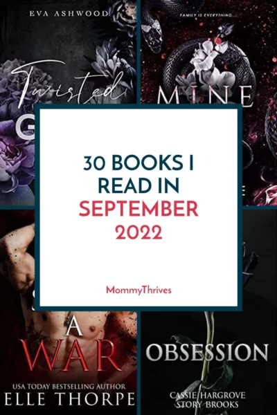 Book Recommendations and Reviews - Dark Romance, Contemporary Romance, Romance Genre - Books I Read In September