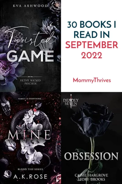 Dark Romance, Contemporary Romance, Romance Genre - Books I Read In September - Book Recommendations and Reviews