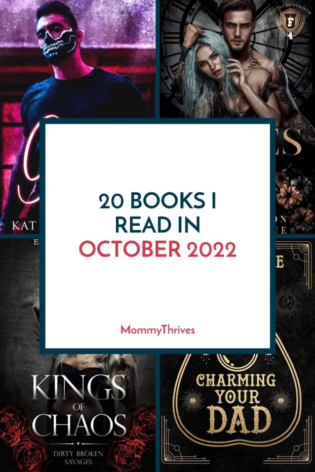 Book Recommendations - Contemporary, Dark, Paranormal Romance Book Recs - 20 Books I Read In October 2022