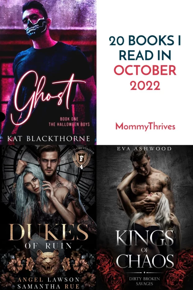Contemporary, Dark, Paranormal Romance Book Recs - 20 Books I Read In October 2022 - Book Recommendations