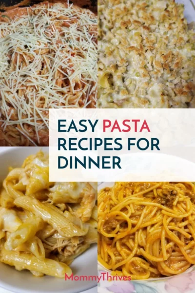 Easy Pasta Recipes for Dinner - Pasta Recipes For Weeknights - Pantry Pasta Recipes