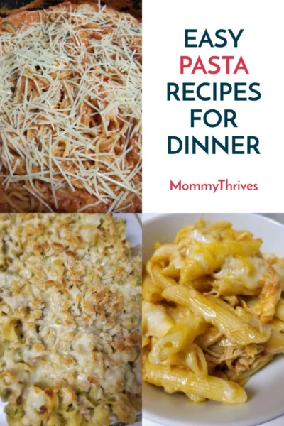 Pasta Recipes For Weeknights - Pantry Pasta Recipes - Easy Pasta Recipes for Dinner
